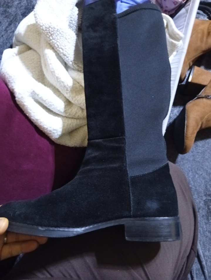 Siyah Süet Dizüstü Bot yeni sıfırdan farksız bı defa kullanildu - Görsel 3