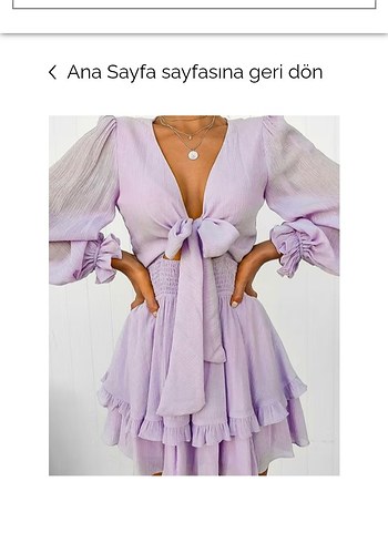 Bohem V Yaka Mini Elbise, Uzun Kollu, Pembe - Görsel 2