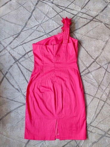 Fuşya elbise Ayhan mağazası - Görsel 2