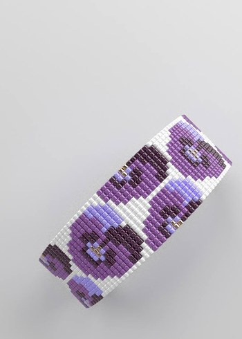 Diğer Mor Bağcıklı Minimalist Takı Seti