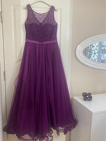 Uzun Mor Abiye - Görsel 2