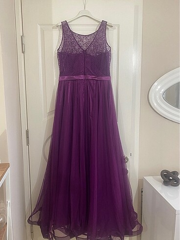 Uzun Mor Abiye - Görsel 4