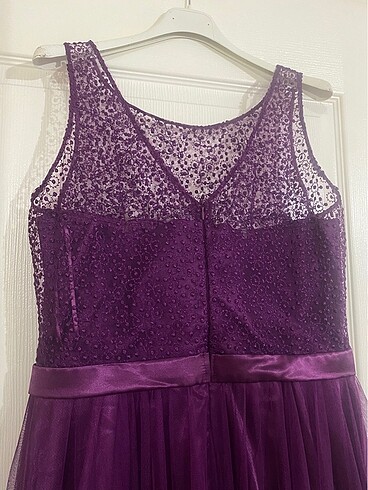 Uzun Mor Abiye - Görsel 6