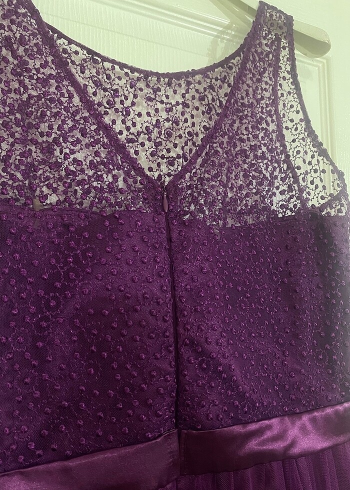 Uzun Mor Abiye - Görsel 5