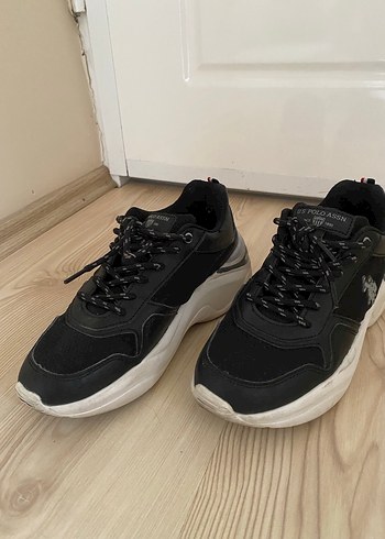 Siyah U.S. Polo Assn. Kadın Spor Ayakkabı - Görsel 4