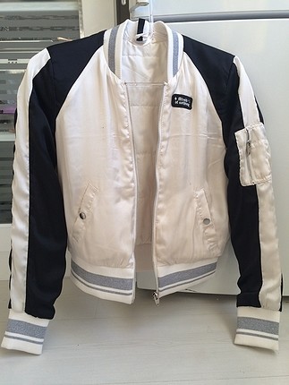 Bomber saten ceket