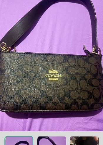Coach Monogramli Sik Omuz Cantasi