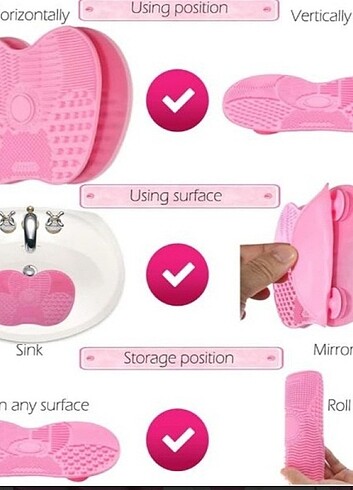 Makyaj Fırçası Yıkama Matı  - Görsel 2