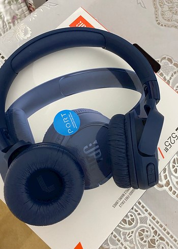 Koyu Mavi Kablosuz Kulaklık - Görsel 2