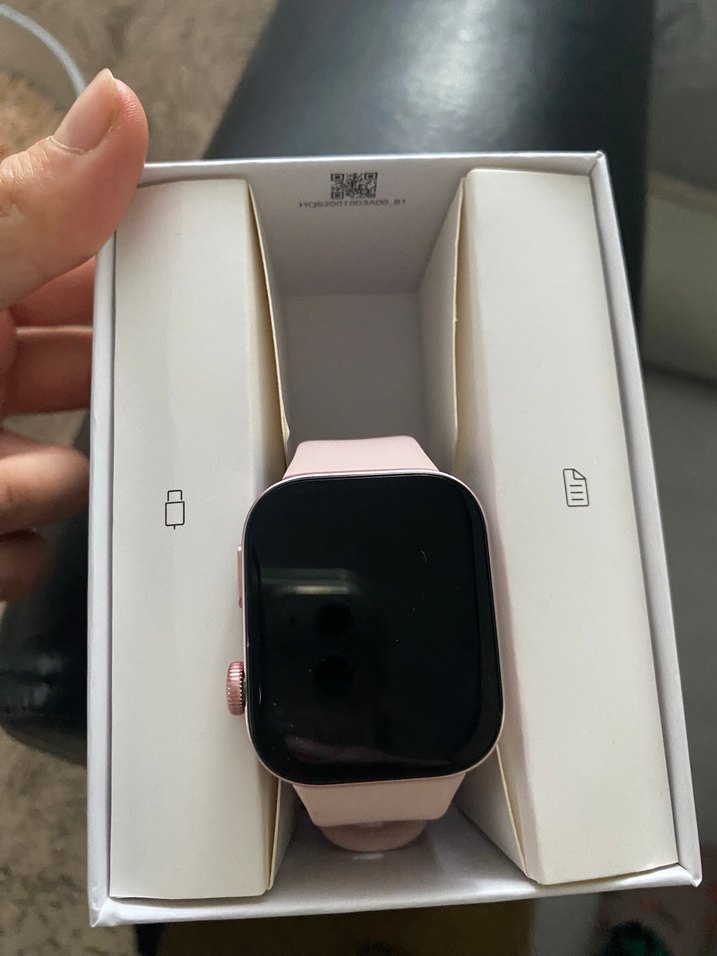 Pembe Renkli Akıllı Saat huwai - Görsel 2