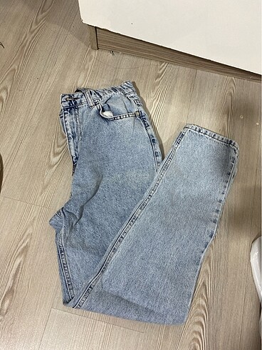 LCW beli lastikli mom jean