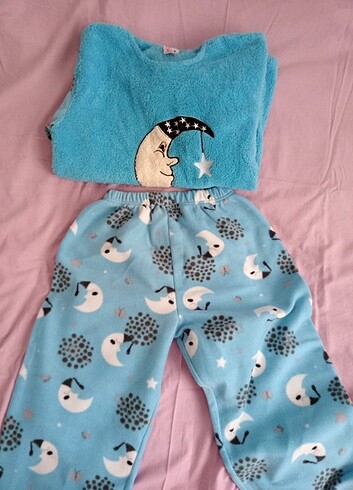 m Beden mavi Renk Pijama takımı