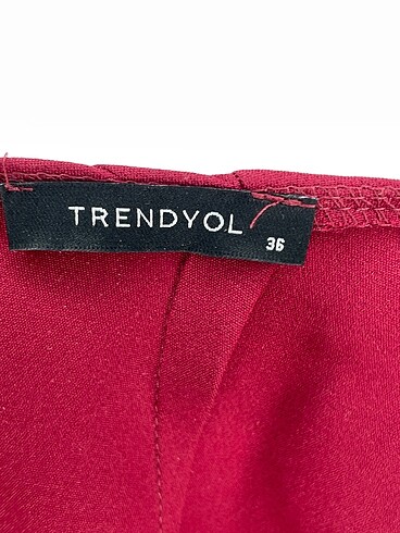 36 Beden bordo Renk Trendyol & Milla Uzun Elbise %70 İndirimli.