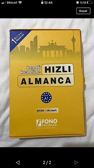 Fono Yayınları Temel Almanca A1
