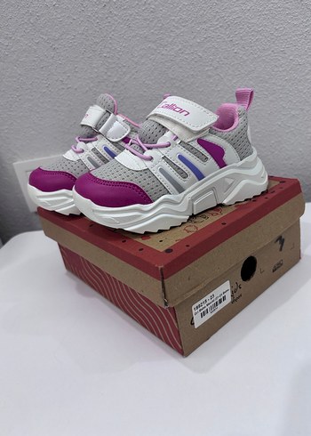 Kız Çocuk Renkli Elastik Spor Ayakkabı - Görsel 3