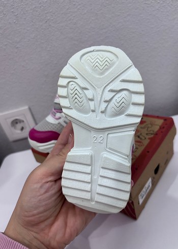 Kız Çocuk Renkli Elastik Spor Ayakkabı - Görsel 2