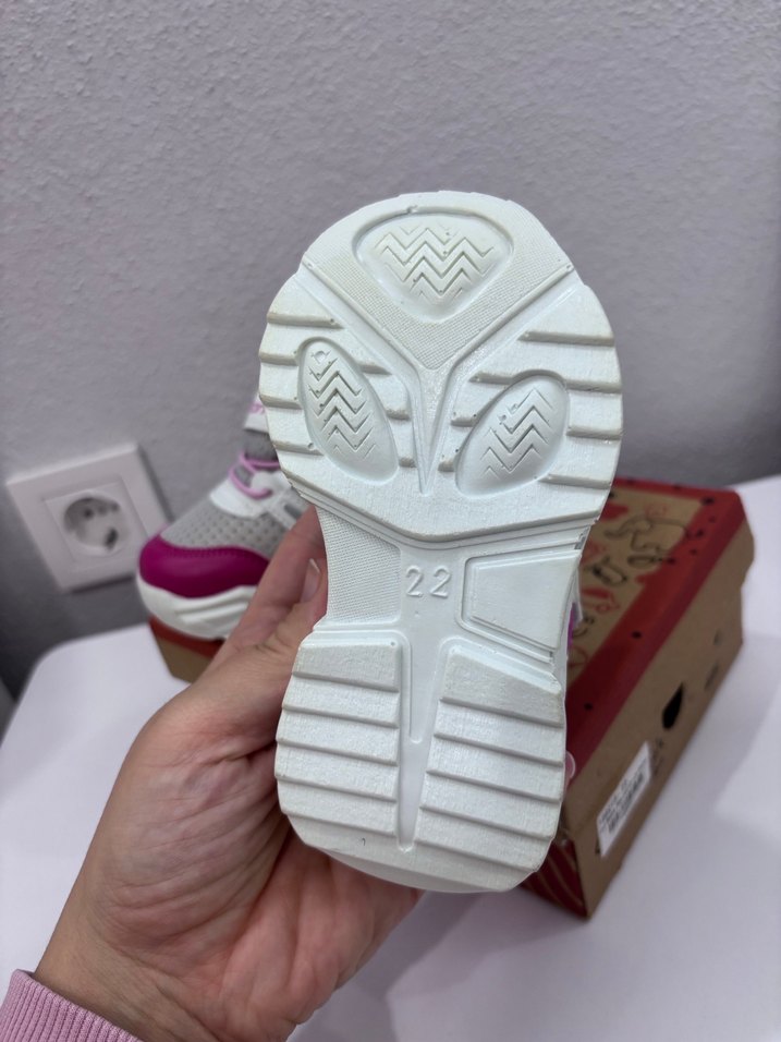 Kız Çocuk Renkli Elastik Spor Ayakkabı - Görsel 2