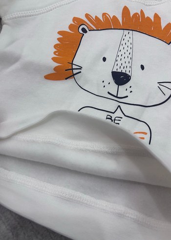 Ekru Erkek Çocuk Uzun Kollu Sweatshirt - Görsel 2