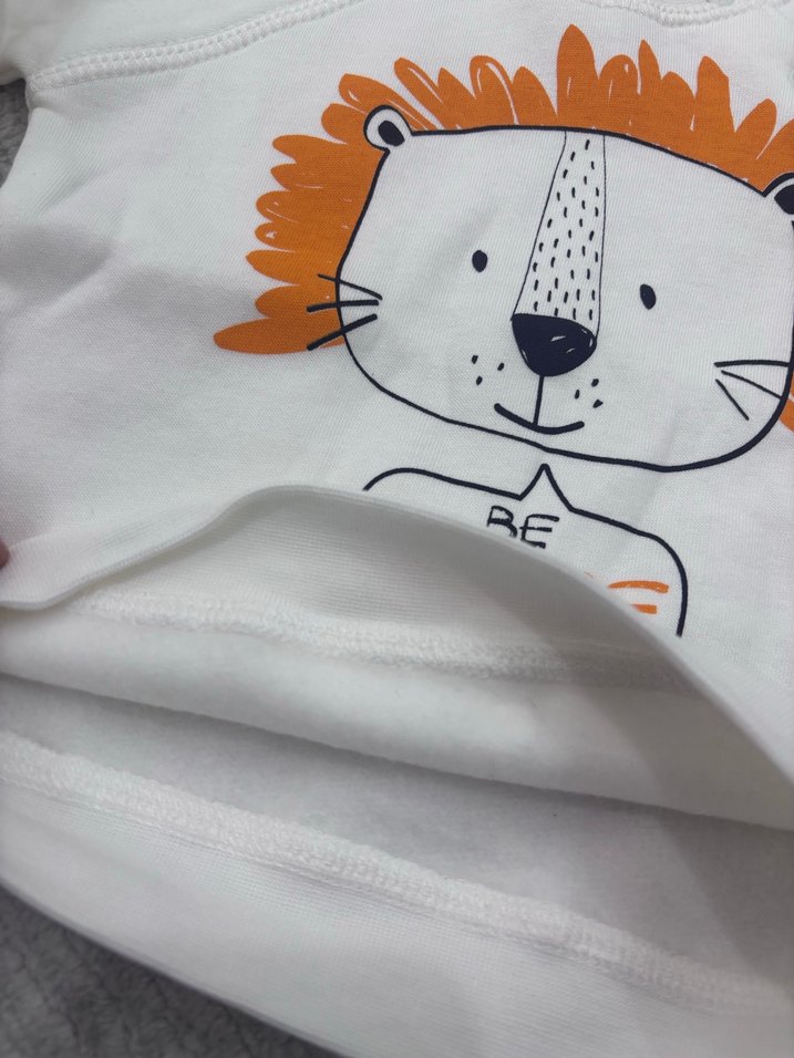 Ekru Erkek Çocuk Uzun Kollu Sweatshirt - Görsel 2