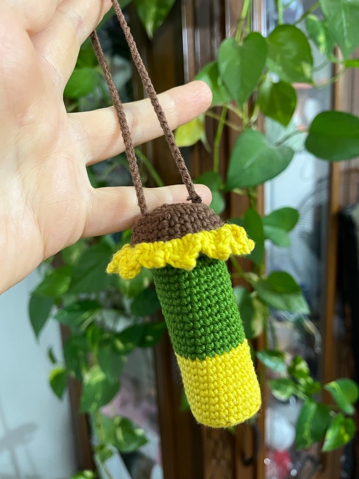 Ayçiçeği desenli çanta sharmlari - Görsel 2