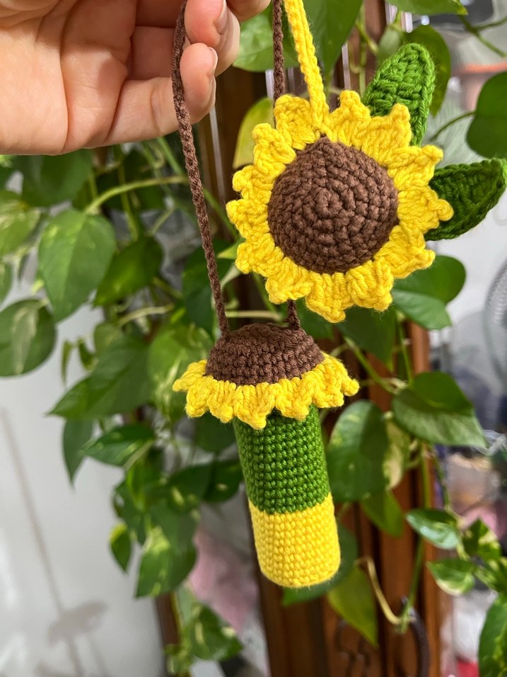 Ayçiçeği desenli çanta sharmlari - Görsel 3