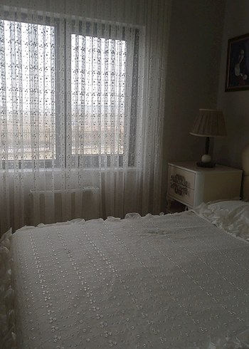 brillant marka Beyaz fırfırlı Yatak Örtüsü ve kırlenti - Görsel 5