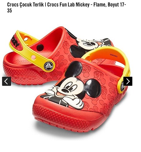 Crocs çocuk terlik