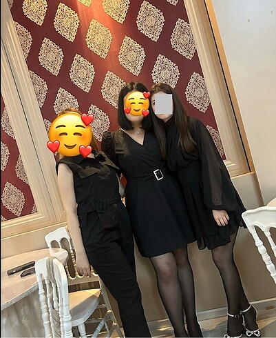 s Beden siyah Renk Elbise