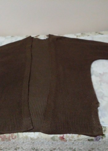 Pull and Bear Kahverengi Bohem Örgü Hırka