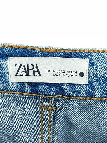 34 Beden mavi Renk Zara Jean / Kot %70 İndirimli.