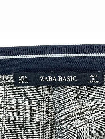 l Beden gri Renk Zara Kumaş Pantolon %70 İndirimli.