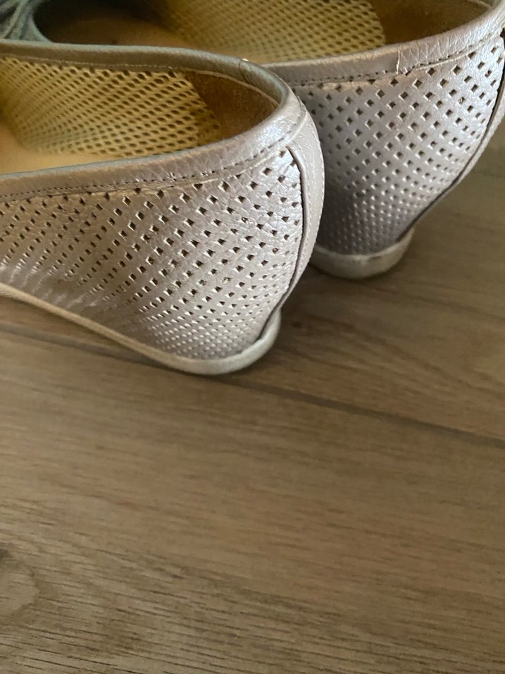 Hotiç Gri Tokalı Kadın Espadril Topuklu Ayakkabı - Görsel 3