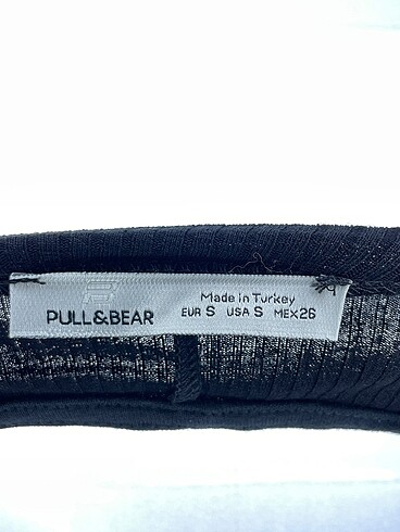 s Beden siyah Renk Pull and Bear Bluz %70 İndirimli.