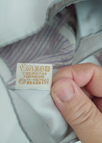 Armine Bohem Gri Desenli Kadın ipek eşarp