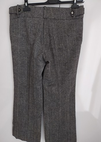 44 Beden Gri Kemerli Kadın kışlık pantalon