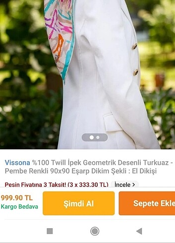 Beden çeşitli Renk İpek eşarp