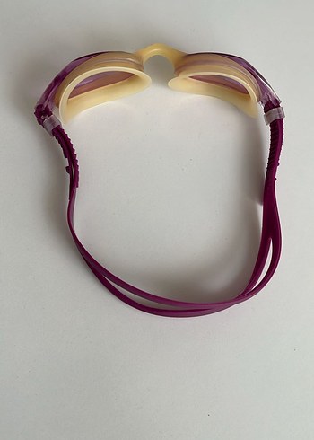 Şeffaf Bağlamalı Pembe Yüzücü Gözlüğü - Görsel 2