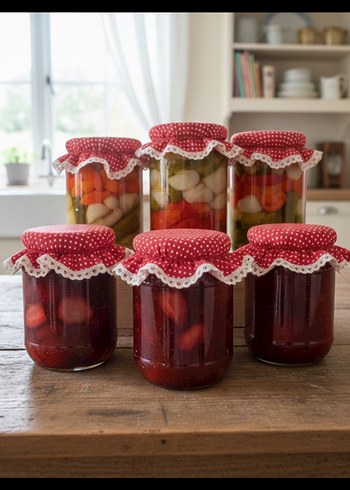 Kavonoz kapağı süsü - Görsel 2