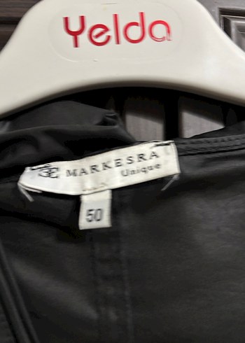 Düğmeli Uzun Gri Kadın Yağmurluk - Görsel 6