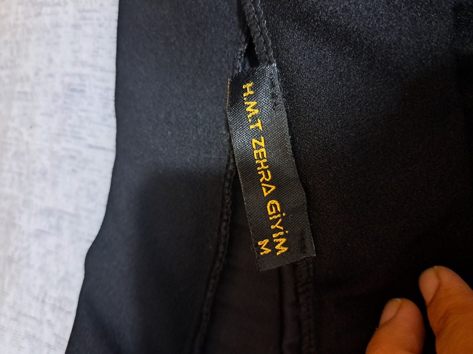 Kadın Siyah Pilili Uzun Etek - Görsel 4