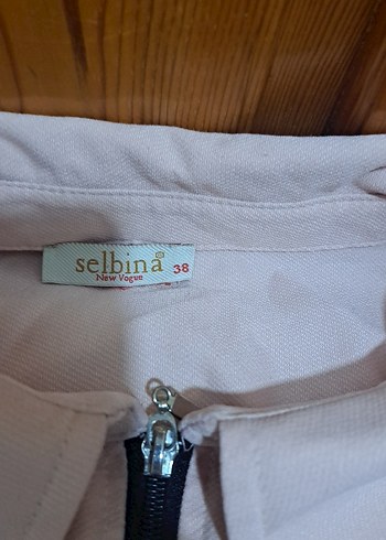 Düğmeli Pembe Kadın Uzun Trençkot - Görsel 2