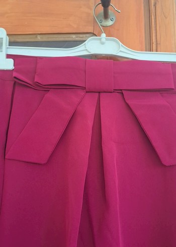 Koyu Fuşya Kadın Uzun Salaş Etek - Görsel 3