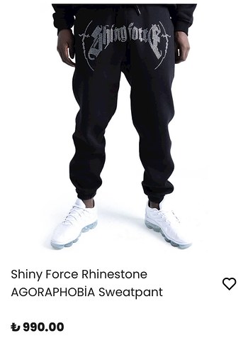 siyah shiny force esofman