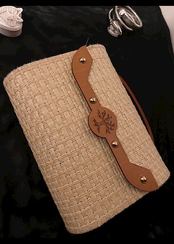 Bej Yılan Desenli Deri Bohem Kadın Çanta - Görsel 4