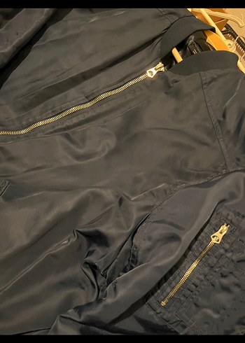 Gri Fermuarlı Kadın Ceket - Görsel 3