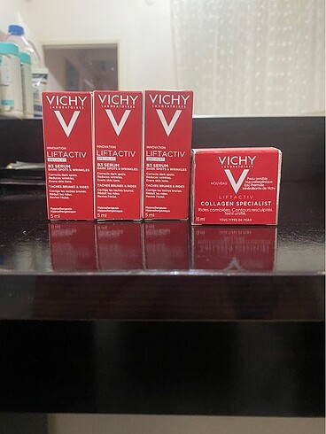  Beden Vichy collagen krem ve 3 adet serum