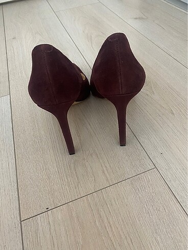 40 Beden Nine west gerçek deri suet stiletto