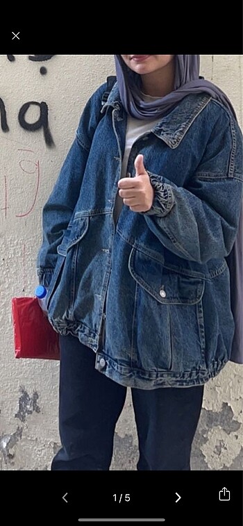 Oversize baggy kot ceket