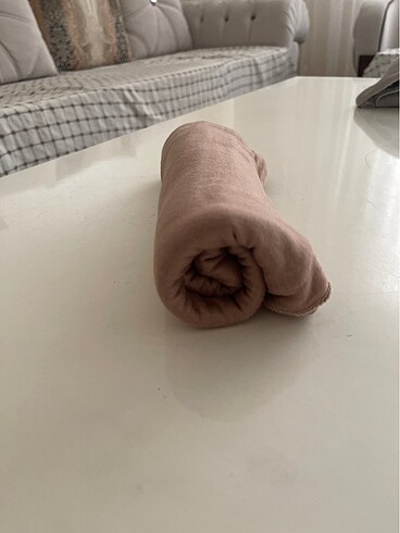 Krem penye şal - Görsel 2