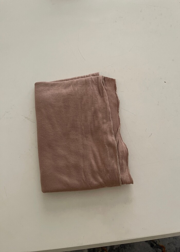 Krem penye şal - Görsel 3